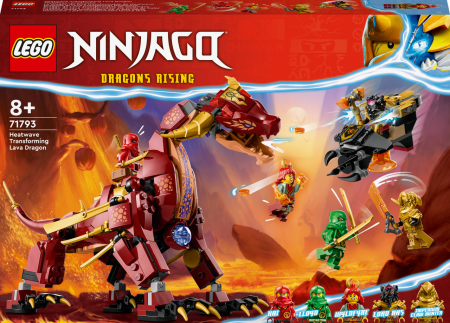 71793 LEGO® NINJAGO® Heatwave‘i muudetav laavadraakon 71793