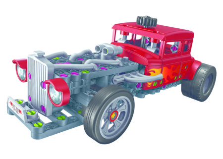 CLEMENTONI SCIENCE & PLAY BUILD ehituskomplekt Hot Rod, 200 tk, 75157 