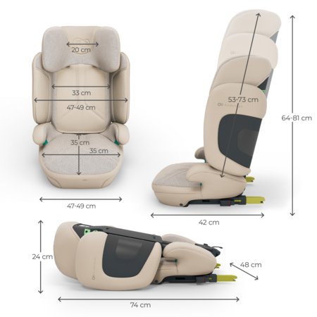 KINDERKRAFT turvatool XPAND 2 PRO, 100-150 cm., Beige, KCXPPR02BEG0000 