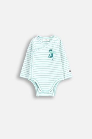 COCCODRILLO pikkade varrukatega beež särk DRAGONS BOY NEWBORN, värv, WC5112601DBN-022-074, 74 cm 
