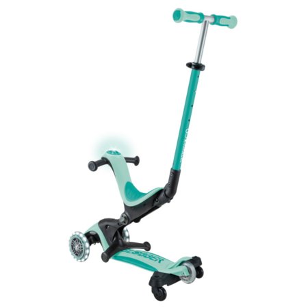 GLOBBER tõukeratas Go Up Deluxe Lights 360°, piparmündi-pistaatsia, 699-306 