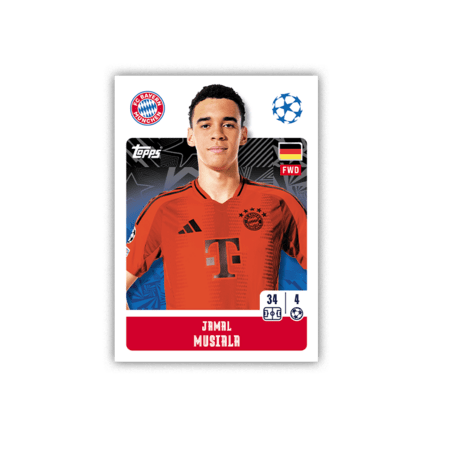 TOPPS kleepsud Champions League 2025 Packet, 5053307074453 