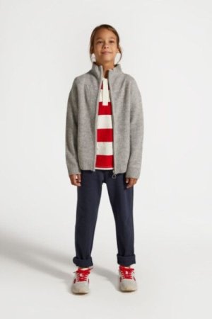 COCCODRILLO cardigan ACADEMY BOY JUNIOR, hall, ZC4172202ABJ-019-164, 164 cm 
