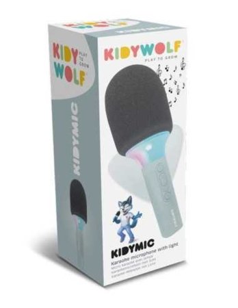 KIDYWOLF multifunktsionaalne mikrofon kõlariga, roheline, KIDYMIC-GR 