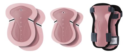 GLOBBER põlve- ja küünarnukikaitsmete komplekt, roosa, JUNIOR XXS, 540-210 