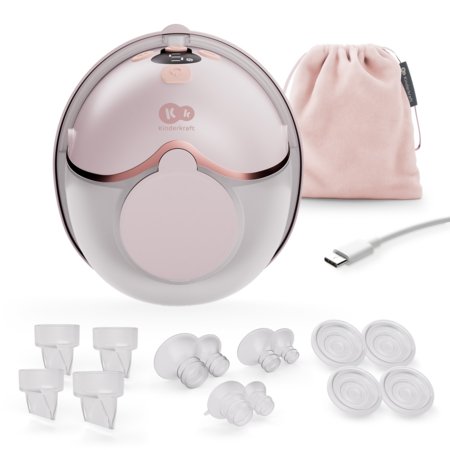 KINDERKRAFT kaasaskantav elektriline rinnapump MAMAFLOW, pink, KEMAFL00PNK0000 