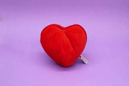 FLIPETZ pehme mänguasi - roos südames, Poppy red, 80400 