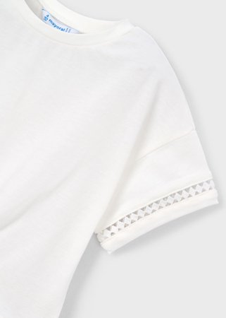 MAYORAL lühikeste varrukatega t-särk, natural, 3.012-83, cm 