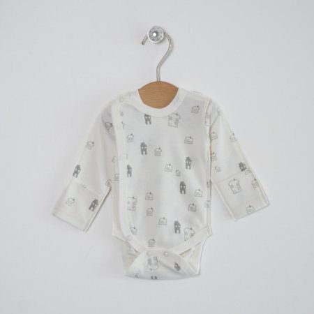 VILAURITA bodi tagurpidi õmblustega TOMMY, valge, art 1152, 56 cm 