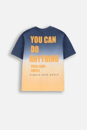 COCCODRILLO lühikeste varrukatega t-särk, sinised, WC6143202MBJ-022-128, 128 cm 