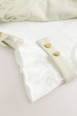 NEXT kombinesoon ja lühikeste varrukatega beež särk, AA8187 68-74 