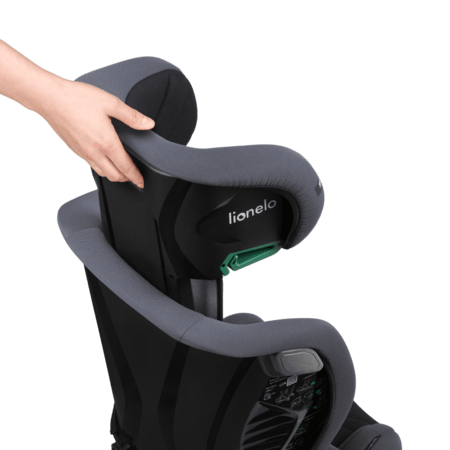 LIONELO turvatool IGO I-SIZE, Grey graphite, 100-150 cm., LO-IGO I-SIZE 