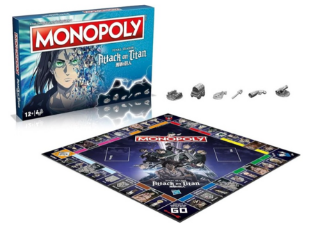 MONOPOLY lauamäng Attack on Titan The Final Season, EN, WM04214-EN1-6 