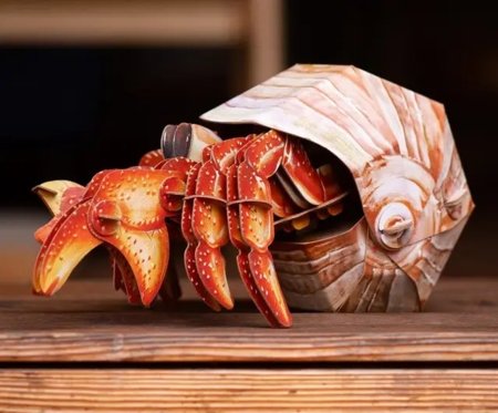 MAKEBUG 3D paberist pusle Hermit Crab, MB-B-0008 