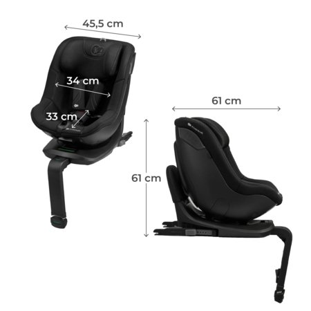 KINDERKRAFT turvatool I-GUARD PRO I-SIZE, 61-105 cm., Black, KCIGUAPRBLK000N 