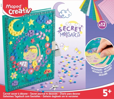 MAPED CREATIV Meisterdamiskomplekt Secret Journal, 3154149070572 3154149070572