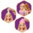 DISNEY PRINCESS RAPUNZEL Rapunzeli nukk, JHL46 