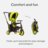 SmarTrike STR3 Plus kokkupandav kolmerattaline, roheline, 5021733 