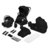 LIONELO universaalne käru MIKA PLUS 3in1, Black onyx 