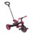GLOBBER kolmerattaline jalgratas Trike Explorer 4in1, punane, 632-102 632-102