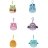 SQUISHMALLOWS kinnitatav pehme mänguasi 8 cm assort, SQJW3516 