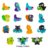 MRBEAST LAB Swarms figuurikomplekt 12 tk, MS24711 