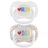 CANPOL BABIES sümmeetriline silikoonist lutt LoveMum&Dad, 0-6m, 2 tk., 34/939 