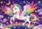 RAVENSBURGER PUZZLE pusle Ükssarvik ja Pegasus, 2x24 tk, 05677 4 