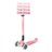 GLOBBER tõukeratas Go Up Deluxe Lights, pastellroosa, 748-710 