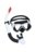 BESTWAY Dominator Pro snorgeldamise mask, assort., 24069 