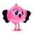 BOUNCIBLES pehme mänguasi flamingo Mimi, 5001 