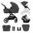 KINDERKRAFT universaalne jalutuskäru YOXI 3in1, moonlight grey, KSYOXI00GRY3000 