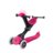 GLOBBER tõukeratas Go Up Deluxe Lights, fuksia, 748-610 