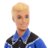 BARBIE Ken Fashionistas nukk western, HRH25 