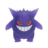 POKEMON läbipaistev Gengar figuur, PKW2741 