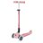 GLOBBER tõukeratas Go Up Deluxe Lights 360°, pastellroosa, 699-310 