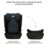 KINDERKRAFT turvatool I-SPARK 2 PLUS I-SIZE, 100-150 cm., Black, KCISPA02BLKPL00 