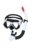 BESTWAY Dominator Pro snorgeldamise mask, assort., 24069 
