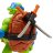 TMNT figuur Ninja Shouts Leonardo, 83351 83351