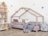 BENLEMI lastevoodi-maja LUCKY, 90x180 cm., Pastel pink, 7893/90X180-RUZ 