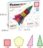 PICASSO TILES magnetkonstruktor Rocket Booster 32 tk., PT32 