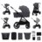 KINDERKRAFT universaalne käru 2IN1 NEA 2.0, deep grey, KSNEA002DGR2000 