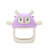 SMILY MIA närimisrõngas REINDEER, Purple, 3 k+, M12032-4 
