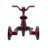 GLOBBER kolmerattaline jalgratas Explorer Trike Foldable 4 In 1, punane, 732-102 