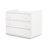 KLUPŚ lastetuba koos komoodiga COMPACT 3in1, 120x60 cm., White 