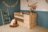 KLUPŚ lastevoodi koos kummutiga COMPACT 3in1, 120x60 cm., Beech 