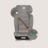 LIONELO turvatool NEAL I-SIZE, 100-150 cm., Grey concrete 