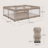 LIONELO mänguaedik-maneež FLORENCE XL EASY FOLD, Beige sand, LO-FLORENCE XL EASY FOLD 