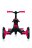GLOBBER kolmerattaline jalgratas Trike Explorer 4in1, punane, 632-102 632-102