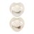 LOVI silikoonist dünaamiline lutt Prime, Coconut/ Ivory,  6-18m,  2 tk.,  34/402 